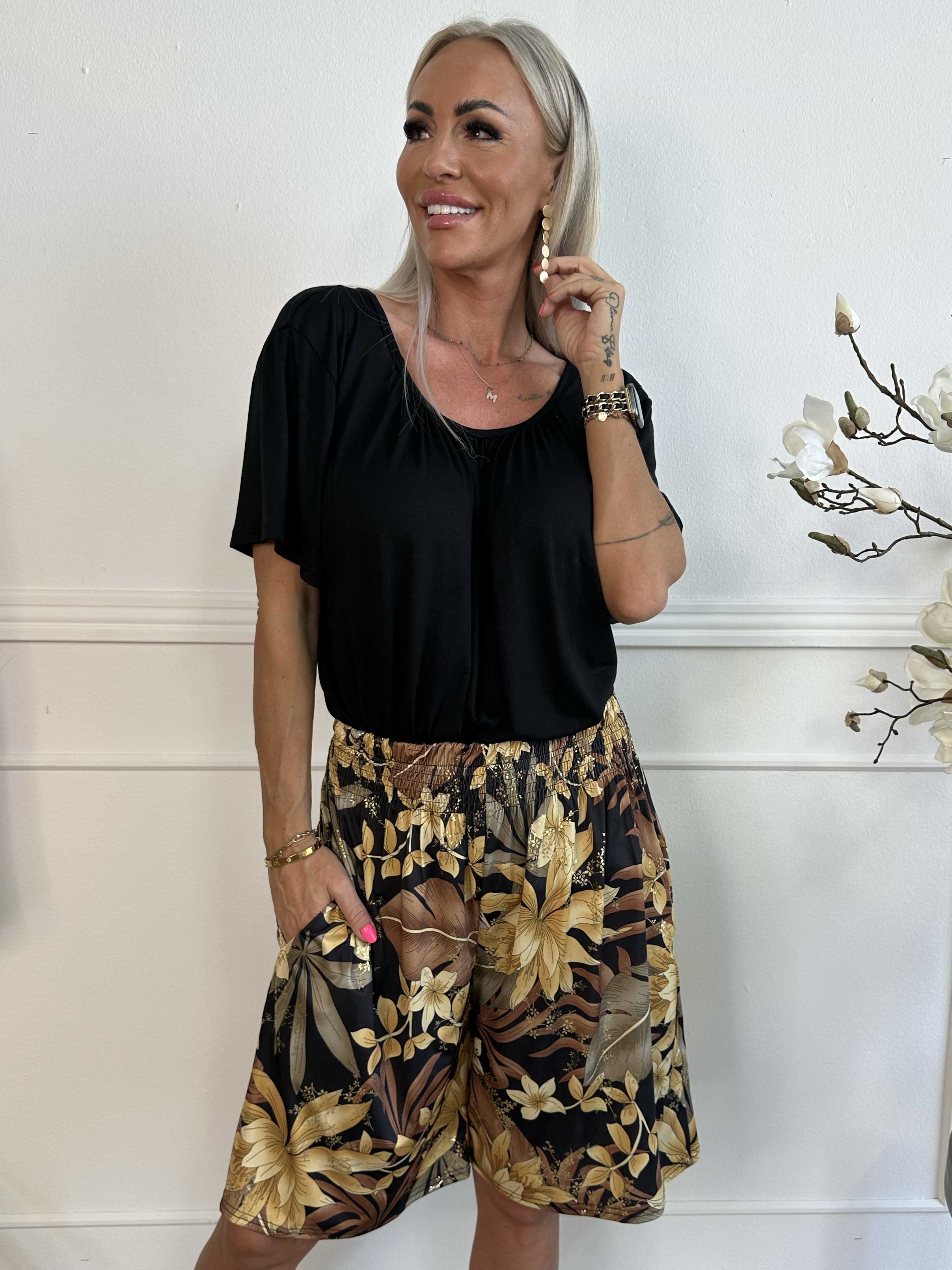 Pams Short Knickers - Elastiskt shorts med resårkant